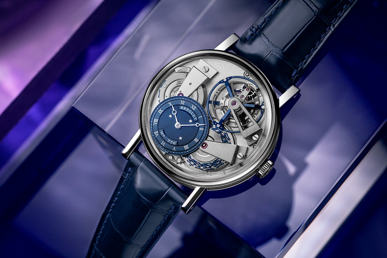 Breguet Tourbillon 7047PT/1Y/9ZU from away