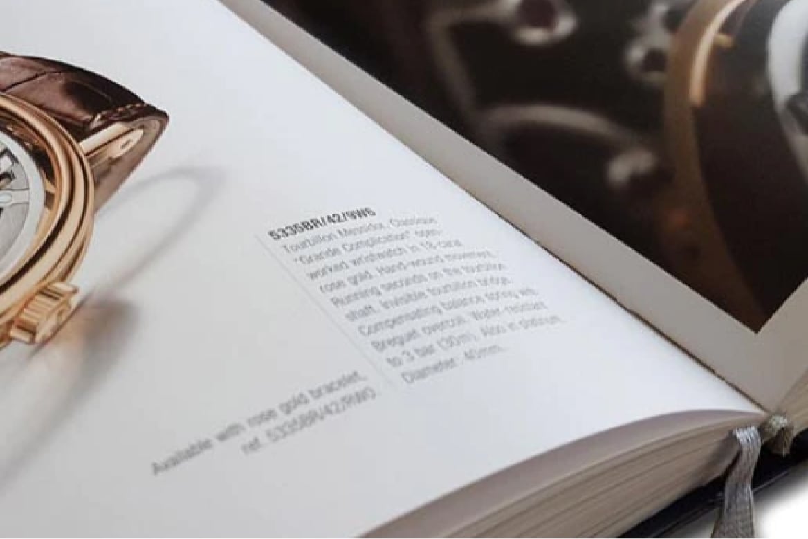 Timepieces catalogue