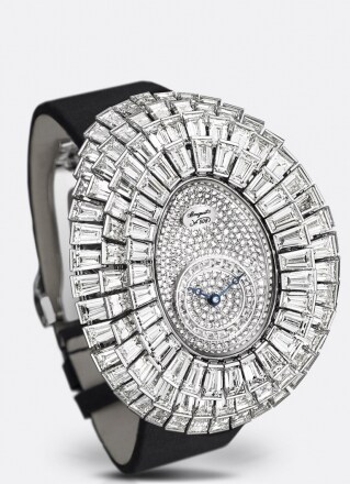 F107031000B2T05 Fendi Crazy Carats Diamond Watch Black Dial 38mm